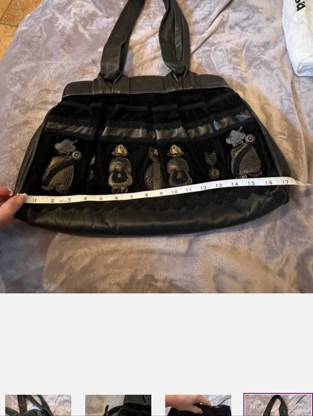 Braccialini black bag